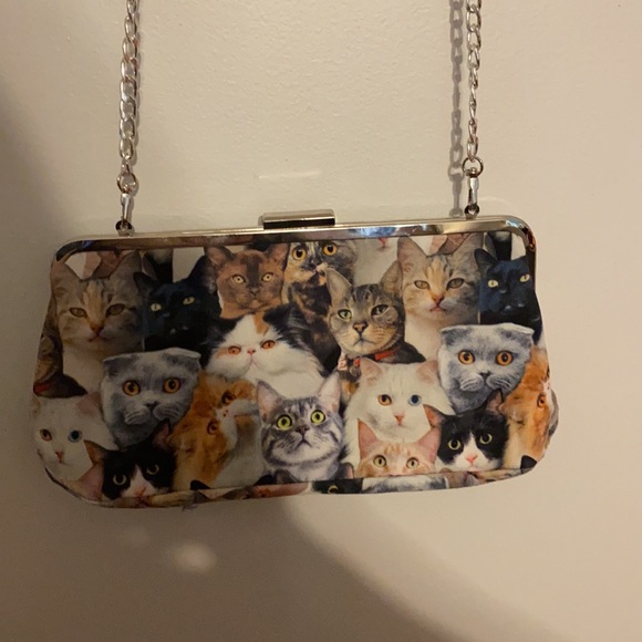 Cat Lady Box Exclusive Cat Collage Purse - Picture 3 of 5